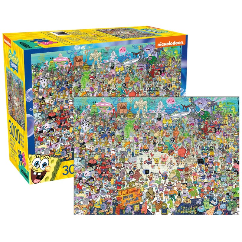 Puzzle 3000 pièces - Bob l'Eponge Bikini Bottom