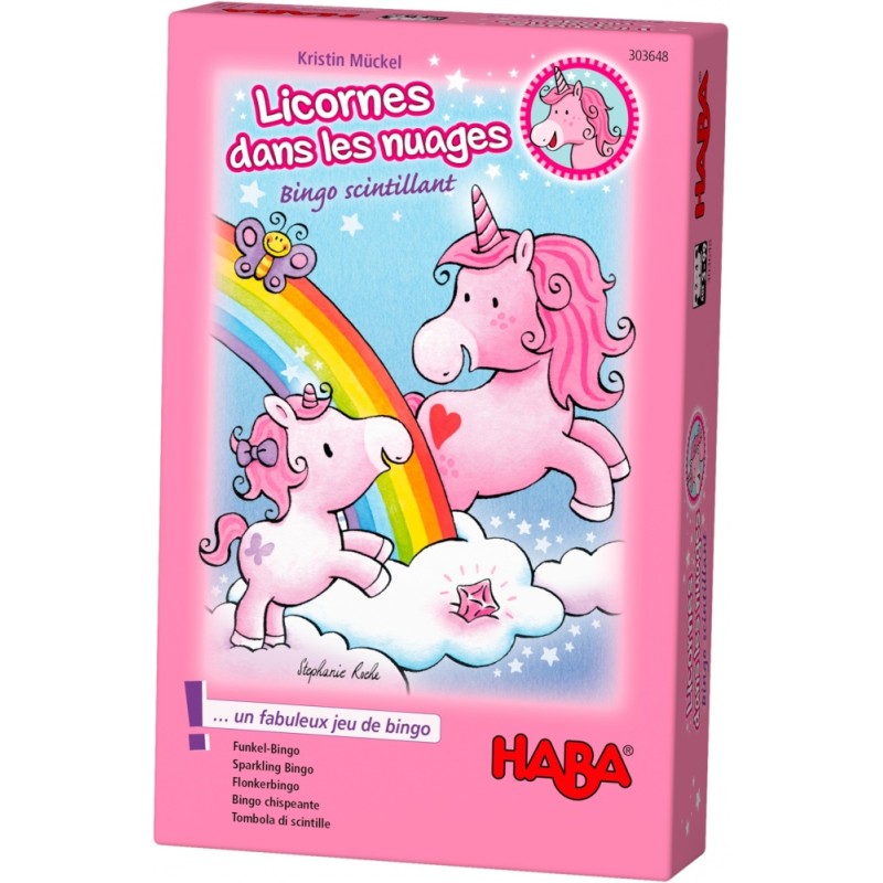 Licorne dans les Nuages Bingo Scintillant