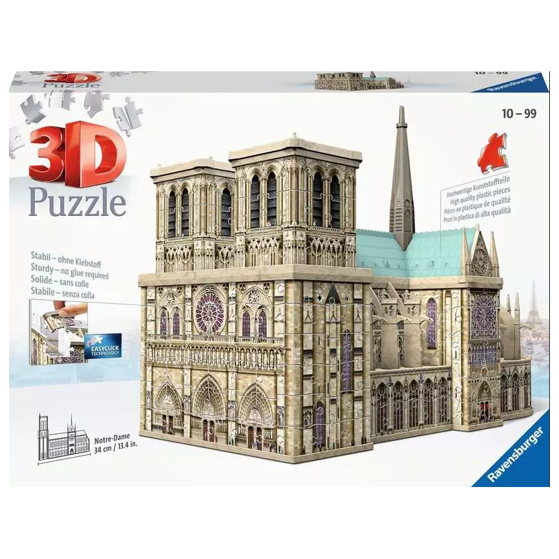 Puzzle 3D 324 pièces - Notre-Dame de Paris