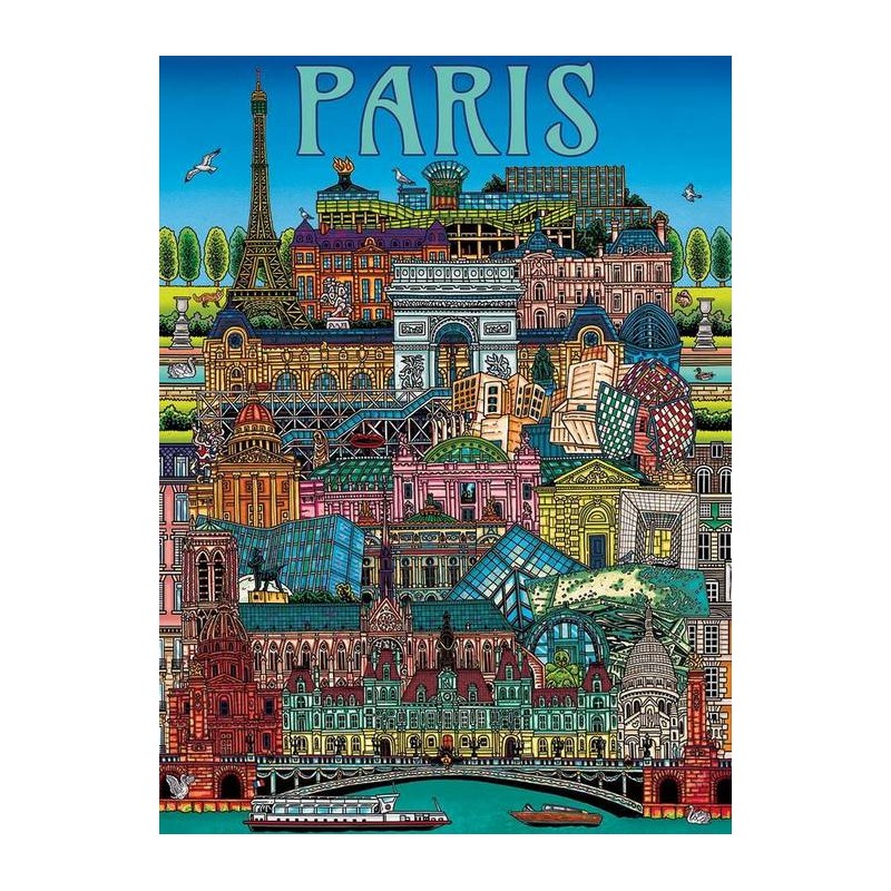 Puzzle 500 pièces - Paris Cityscape