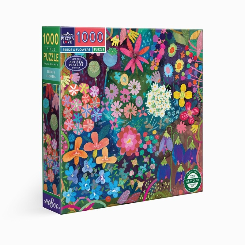 Puzzle 1000 pièces - Seeds & Flowers