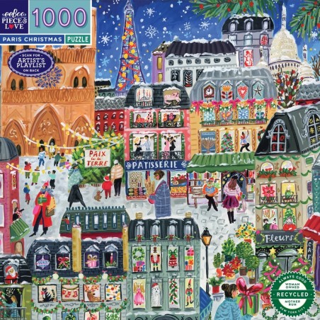 Puzzle 1000 pièces - Paris Christmas
