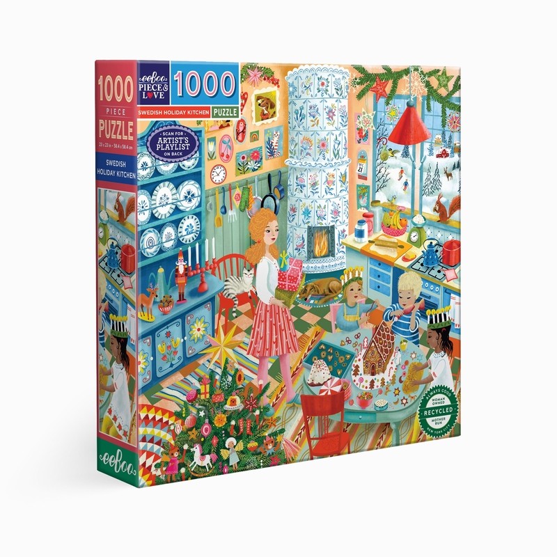 Puzzle 1000 pièces - Swedish Holiday Kitchen