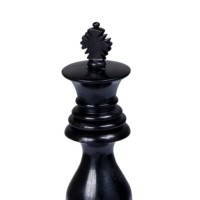 Pièces d'Echecs Dublin Ebène - Taille 6