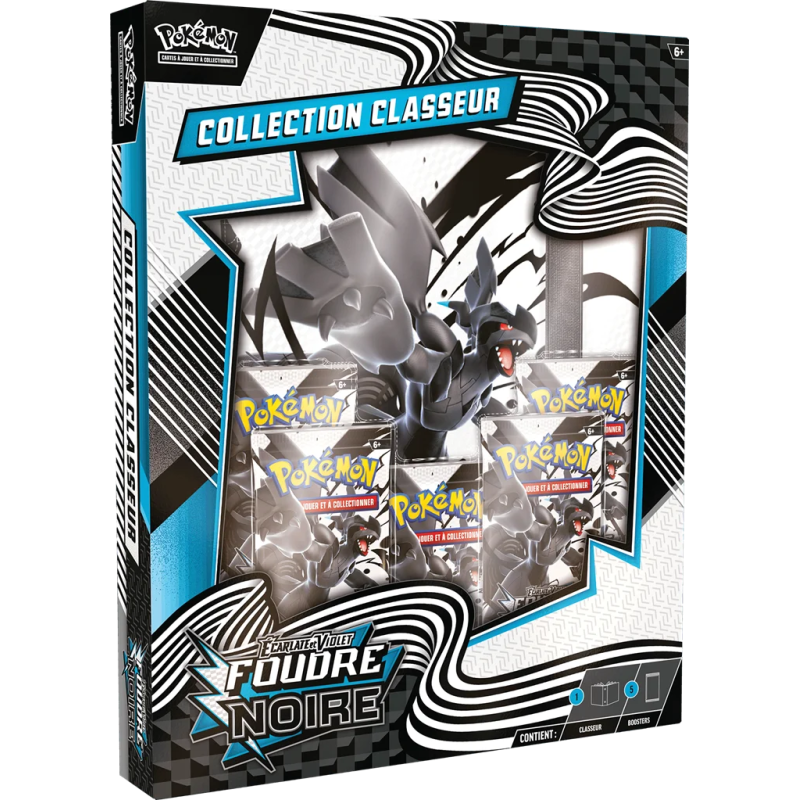 Pokemon Classeur Portofolio Foudre Noire EV10.5 Ecarlate et Violet