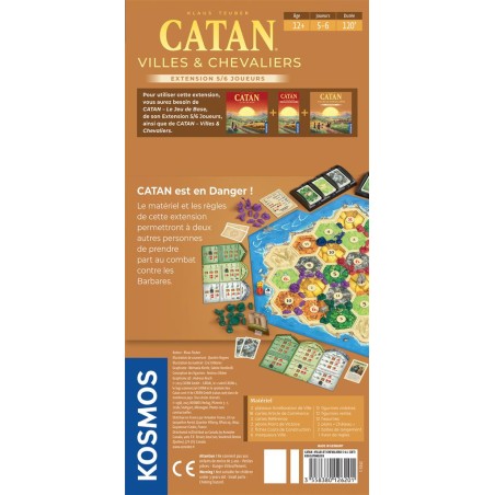 Catan - Extension Villes et Chevaliers 5 ou 6 joueurs