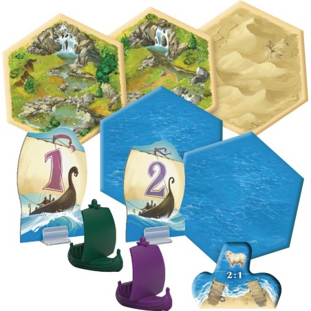 Catan - Extension Marins 5 ou 6 Joueurs