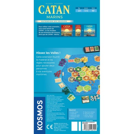 Catan - Extension Marins 5 ou 6 Joueurs
