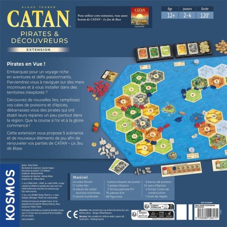 Catan - Extension Pirates et Découvreurs