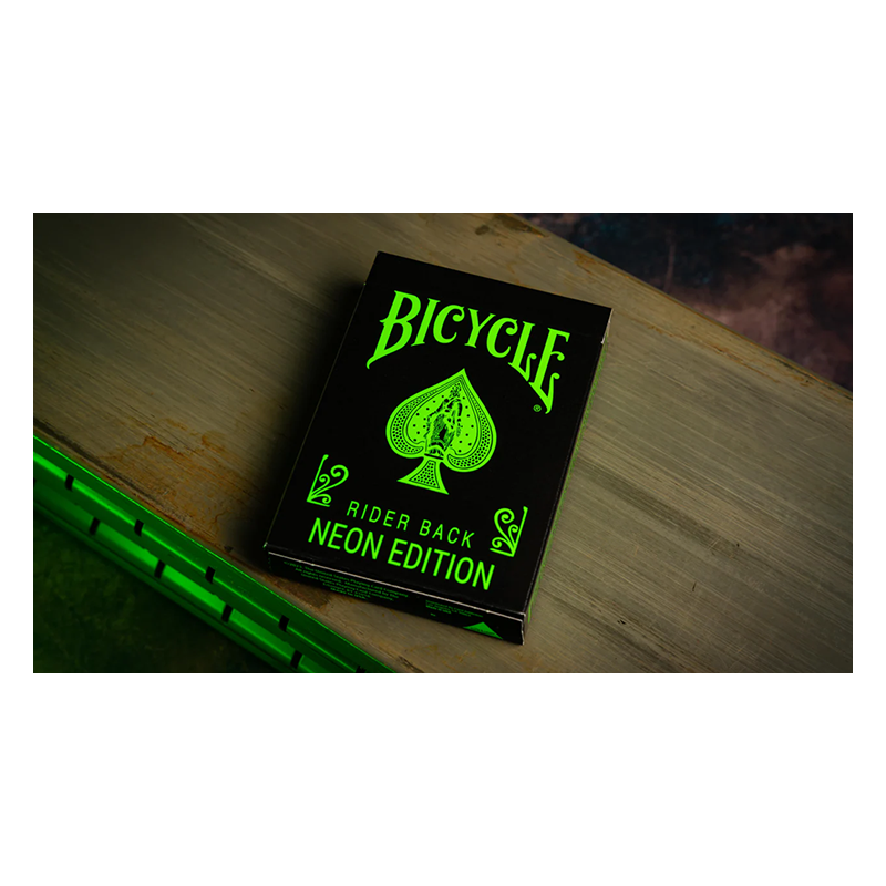 Cartes Bicycle Neon Edition Glow in the Dark - Rider Back