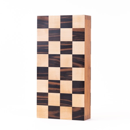 Jeu d'échecs magnétique pliant ébène 30cm