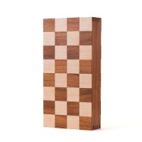 Jeu d'échecs magnétique pliant acacia 30cm