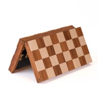 Jeu d'échecs magnétique pliant acacia 30cm