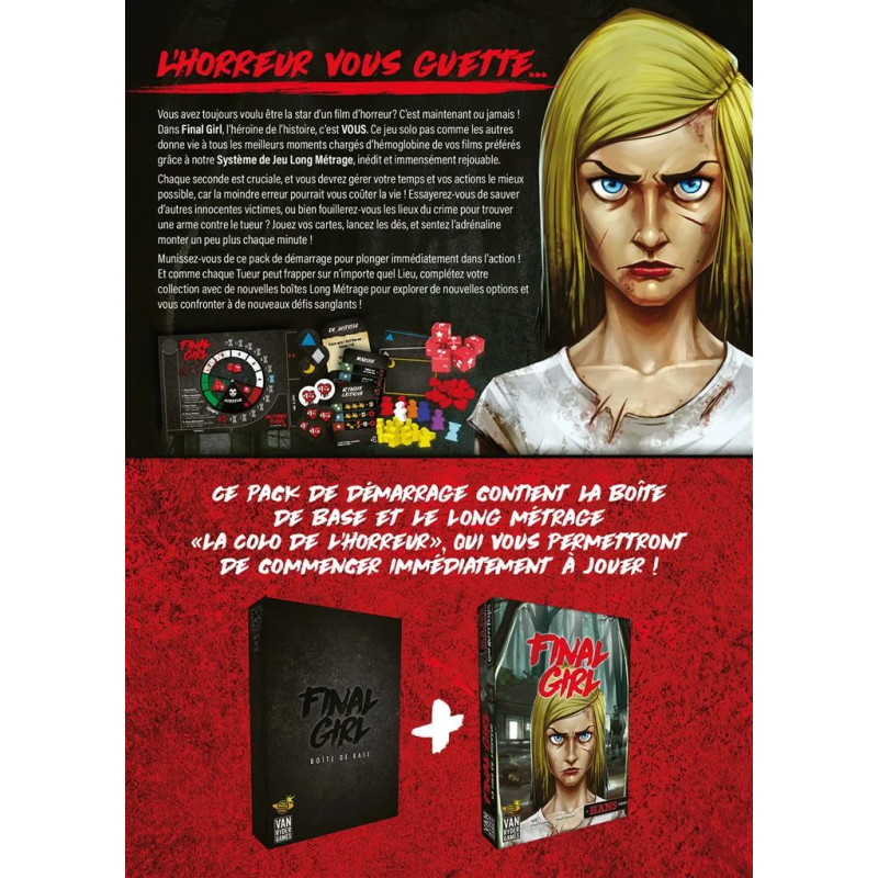 Final Girl Kit de Démarrage - Jeu de Société Horreur - Boutique ...