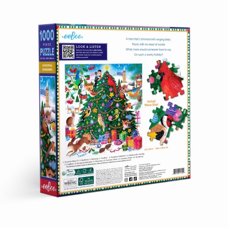 Puzzle 1000 pièces - Christmas Songbirds