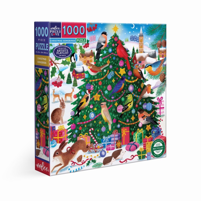 Puzzle 1000 pièces - Christmas Songbirds