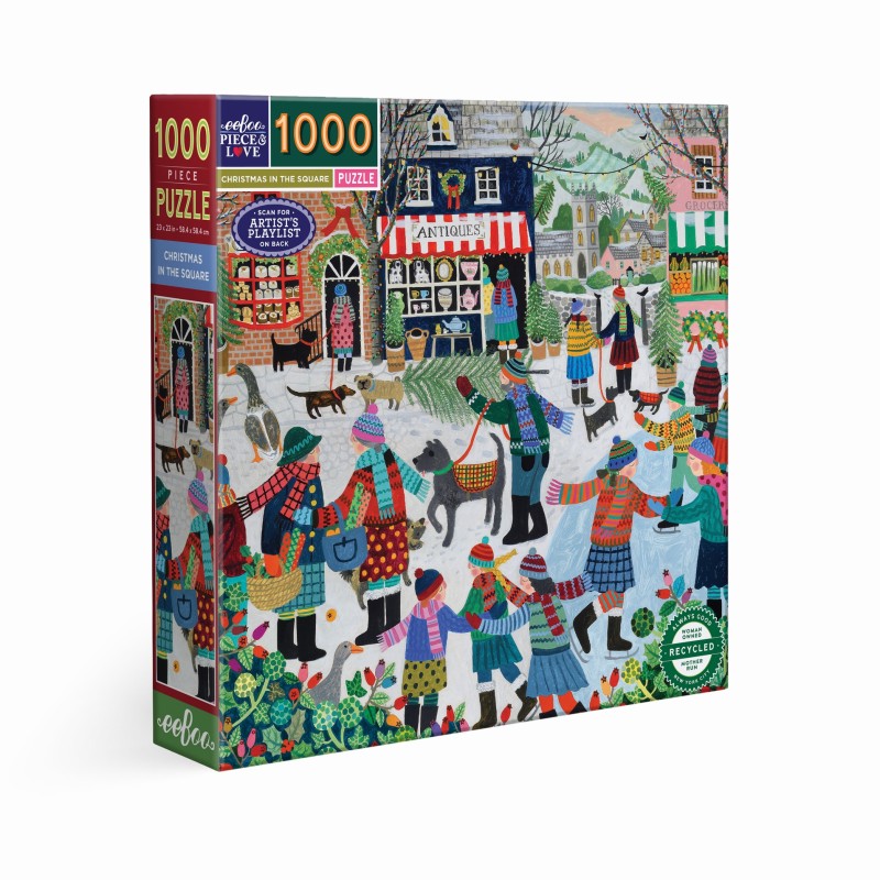 Puzzle 1000 pièces - Christmas in the Square