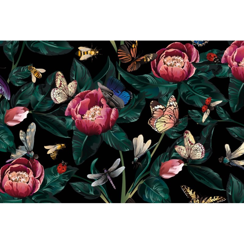 Puzzle 1000 pièces - Dark Floral