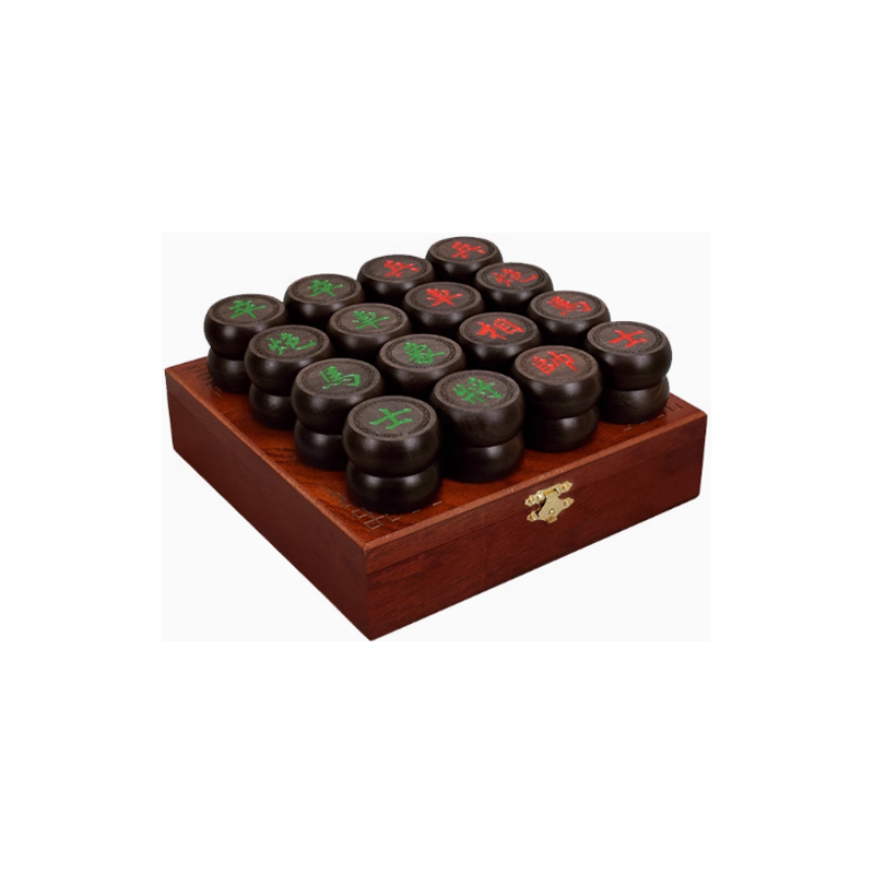 Xiangqi Pièces Echecs Chinois Bois de Wenge 3.8 cm
