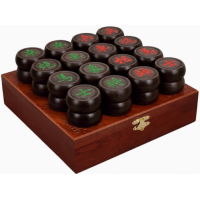 Xiangqi Pièces Echecs Chinois Bois de Wenge 3.8 cm