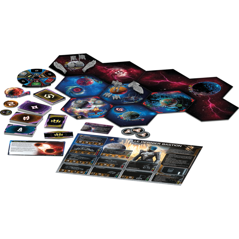 Gamegenic Tapis De Jeu Twilight Imperium – Créez Votre Galaxie Avec Le Tapis Officiel 4e édition, Extra Large 91,4 X 94 Cm, Pour Jeux De Société Et Cartes