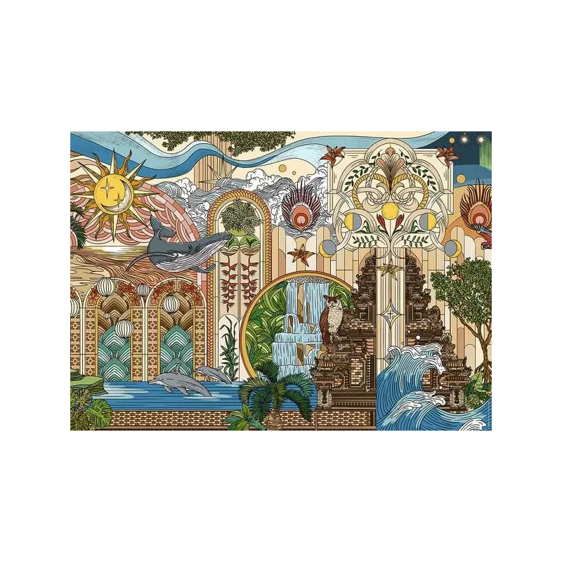 Puzzle 1500 pièces - Le Jardin des Rêves