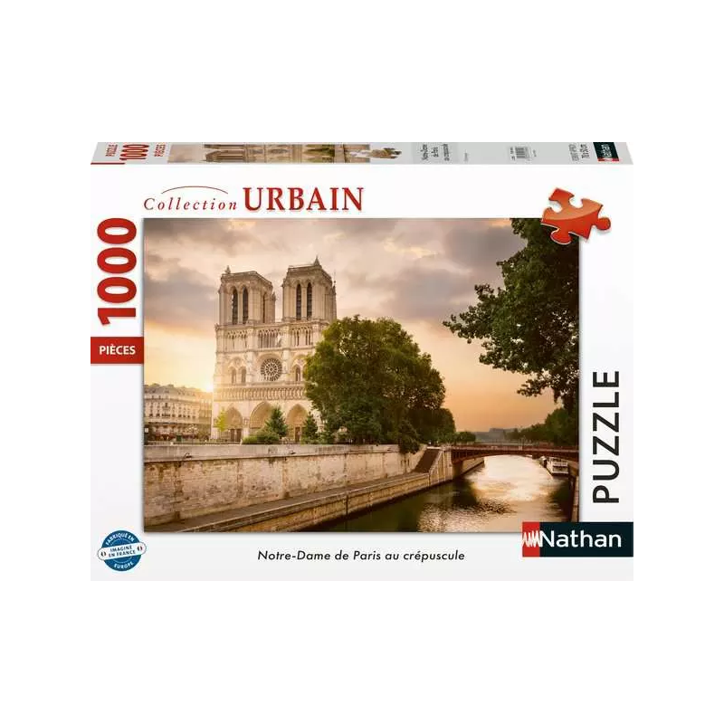 Puzzle 1000 pièces Notre-Dame de Paris au Crépuscule - Boutique ...