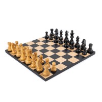 Echiquier Noir et Blanc Sans Bords - Taille 5