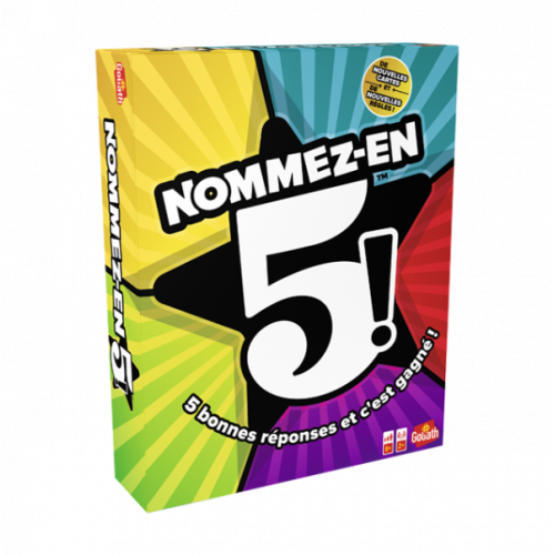 Nommez en 5