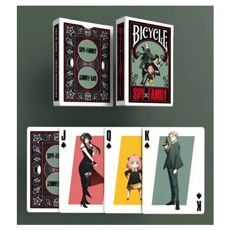 Cartes à jouer Bicycle SPY x FAMILY