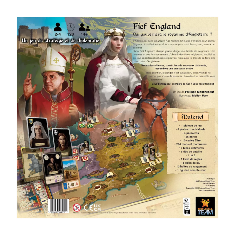 Fief England - Jeu de Société - Boutique Variantes Paris - Pixie Games