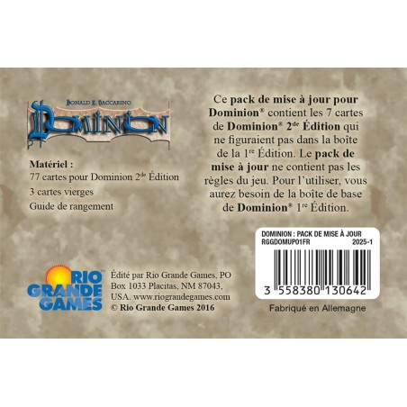 Dominion Pack de Mise à Jour