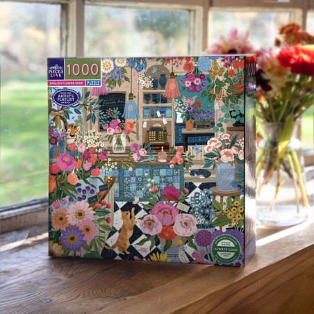 Puzzle 1000 pièces - English Flower Shop