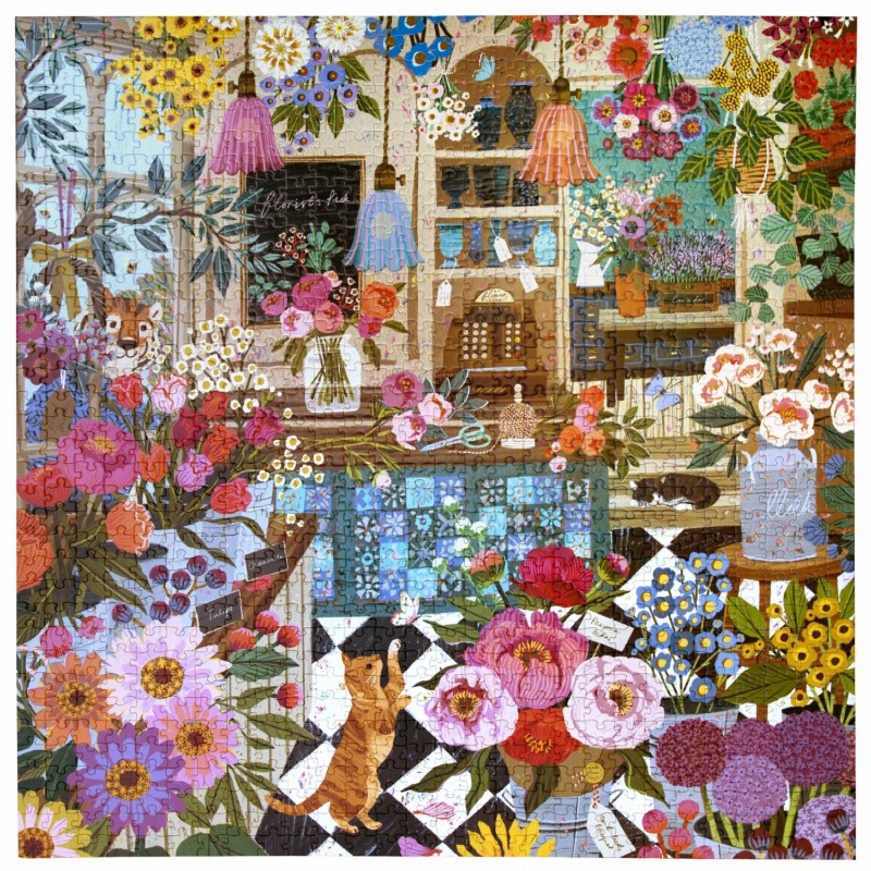Puzzle 1000 pièces - English Flower Shop