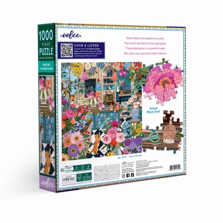 Puzzle 1000 pièces - English Flower Shop