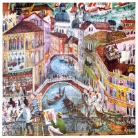 Puzzle 1000 pièces - Artists in Venice
