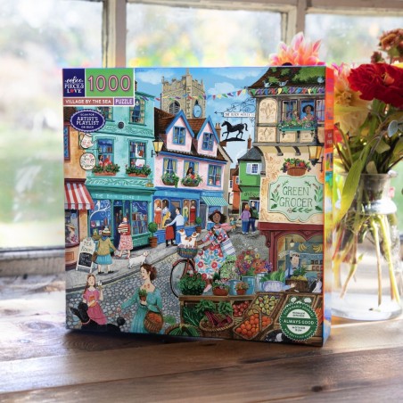 Puzzle 1000 pièces - Village by the Sea