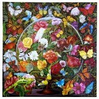 Puzzle 1000 pièces - Butterfly Still Life