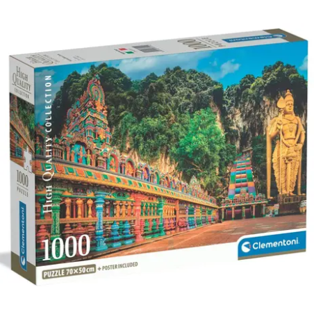 Puzzle 1000 pièces - Painted Batu Caves