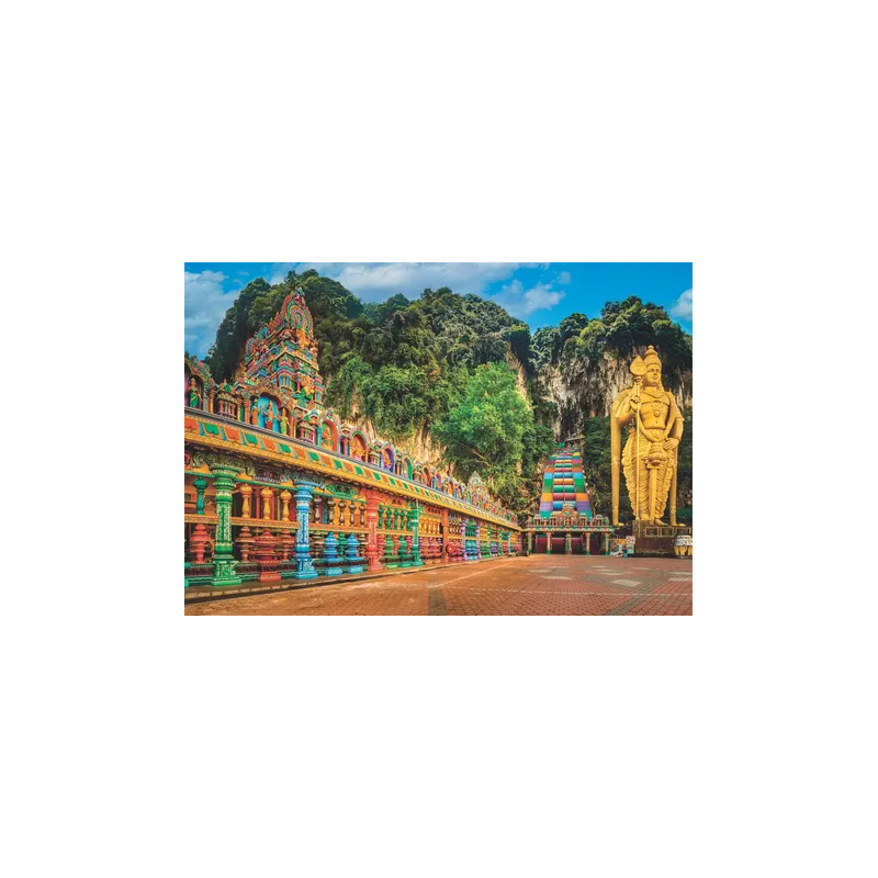 Puzzle 1000 pièces - Painted Batu Caves