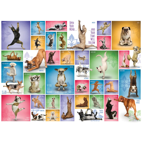 Puzzle 1000 pièces - Yoga Dogs