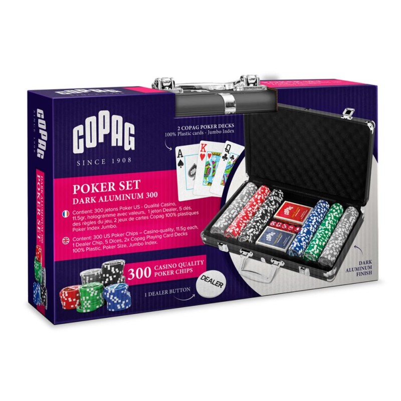 Mallette Poker Premium Copag 300 Jetons 11,5 gr