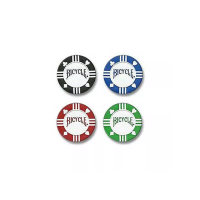 Coffret de 100 jetons Poker Bicycle en Argile (8gr)