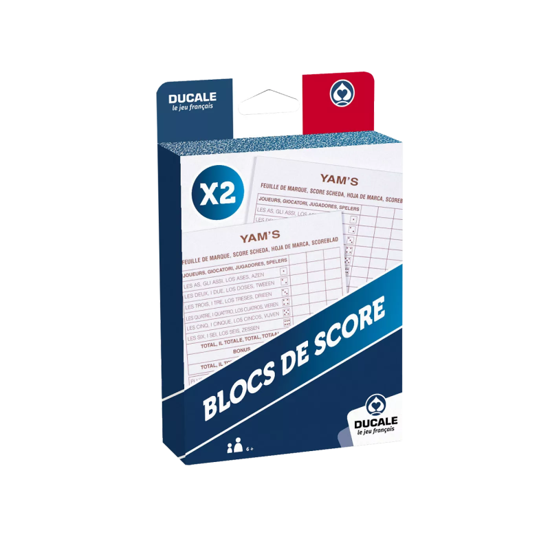 Carnets de Feuilles de Score de Yam's (x2)