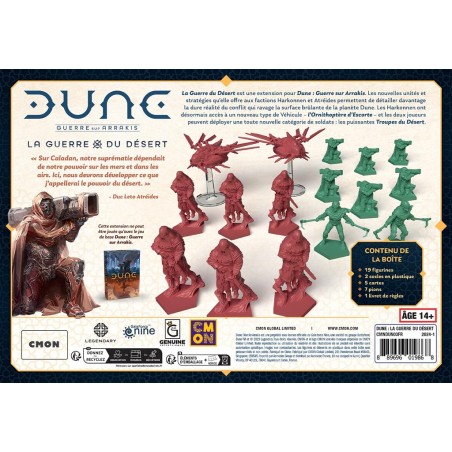 Dune Guerre pour Arrakis - Extension La Guerre du Désert