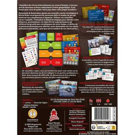 World Order - Extension Diplomatie et Domination