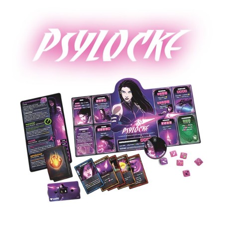 Dice Throne Marvel : Iceberg, Psylocke, Tornade et Wolverine