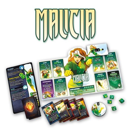 Dice Throne Marvel - Cyclope, Gambit, Malicia et Jean Grey