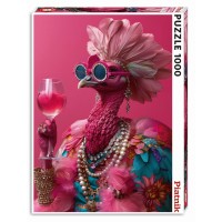 Puzzle 1000 pièces - Flamant Rose
