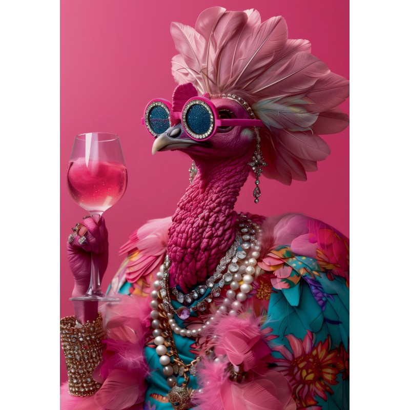 Puzzle 1000 pièces - Flamant Rose